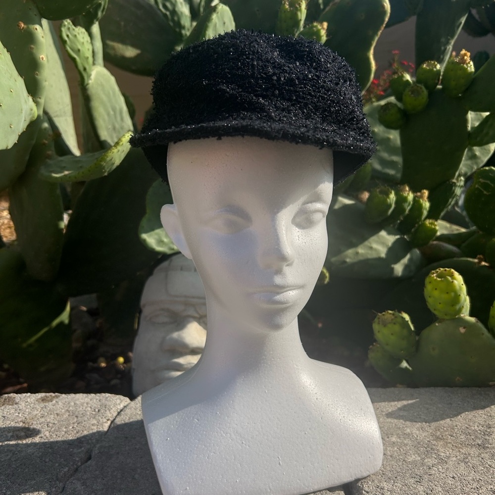 Chanel Tweed Paperboy Hat